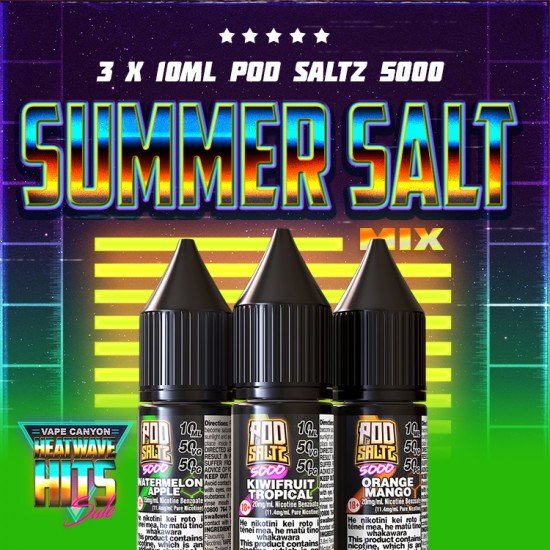 3 x 10ml Summer Salt Mix